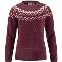 FJÄLLRÄVEN Pull fonctionnel en laine Oevik Knit pour femme rouge foncé | L