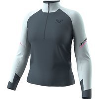 DYNAFIT Zipshirt de randonnée Alpine pour femmes bleu clair | L