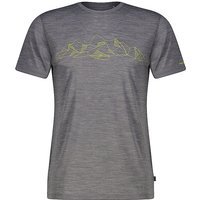 MERU T-shirt fonctionnel homme Laholm Woolmix gris | S