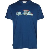 ICEBREAKER T-shirt de sport pour homme Transportage 150 Tech Lite bleu marine | M