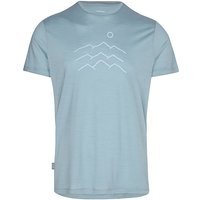 ICEBREAKER T-shirt de sport homme Sphere 125 Cool bleu clair | S