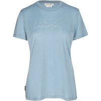 ICEBREAKER T-shirt de sport femme 150 Tech Lite Sparkling bleu clair | M