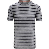 ICEBREAKER T-shirt de sport à rayures Wave pour homme bleu marine | L