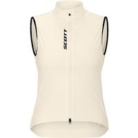 SCOTT Veste de cyclisme sans manches Pro Windbreaker pour femme crème | M