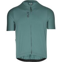 ALÉ Maillot de cyclisme Color Block Off Road pour hommes vert foncé | S