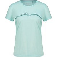 MERU T-shirt fonctionnel Nelas Woolmix pour femme bleu clair | 36