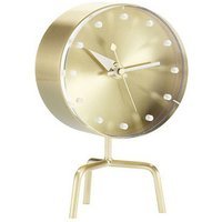 VITRA Horloge Tripod Clock (laiton) or