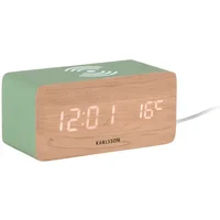 Horloge cube avec chargeur de téléphone LED Karlsson