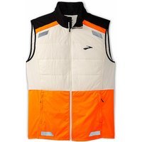 BROOKS Veste de course isolée Run Visible 2.0 pour homme orange | L