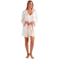 Peignoir manches longues col élégant femme Admas Classic