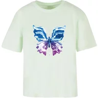T-shirt femme Miss Tee Chromed Butterfly
