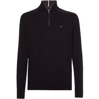 TOMMY HILFIGER Troyer Pullover noir | M