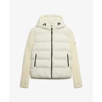 Doudoune à capuche manches en tricot femme Superdry