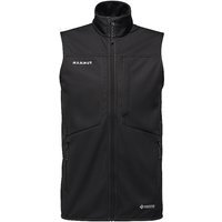 MAMMUT Gilet softshell Ultimate VIII pour hommes noir | S