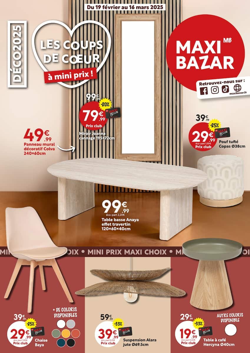 Catalogues Maxi Bazar ✨