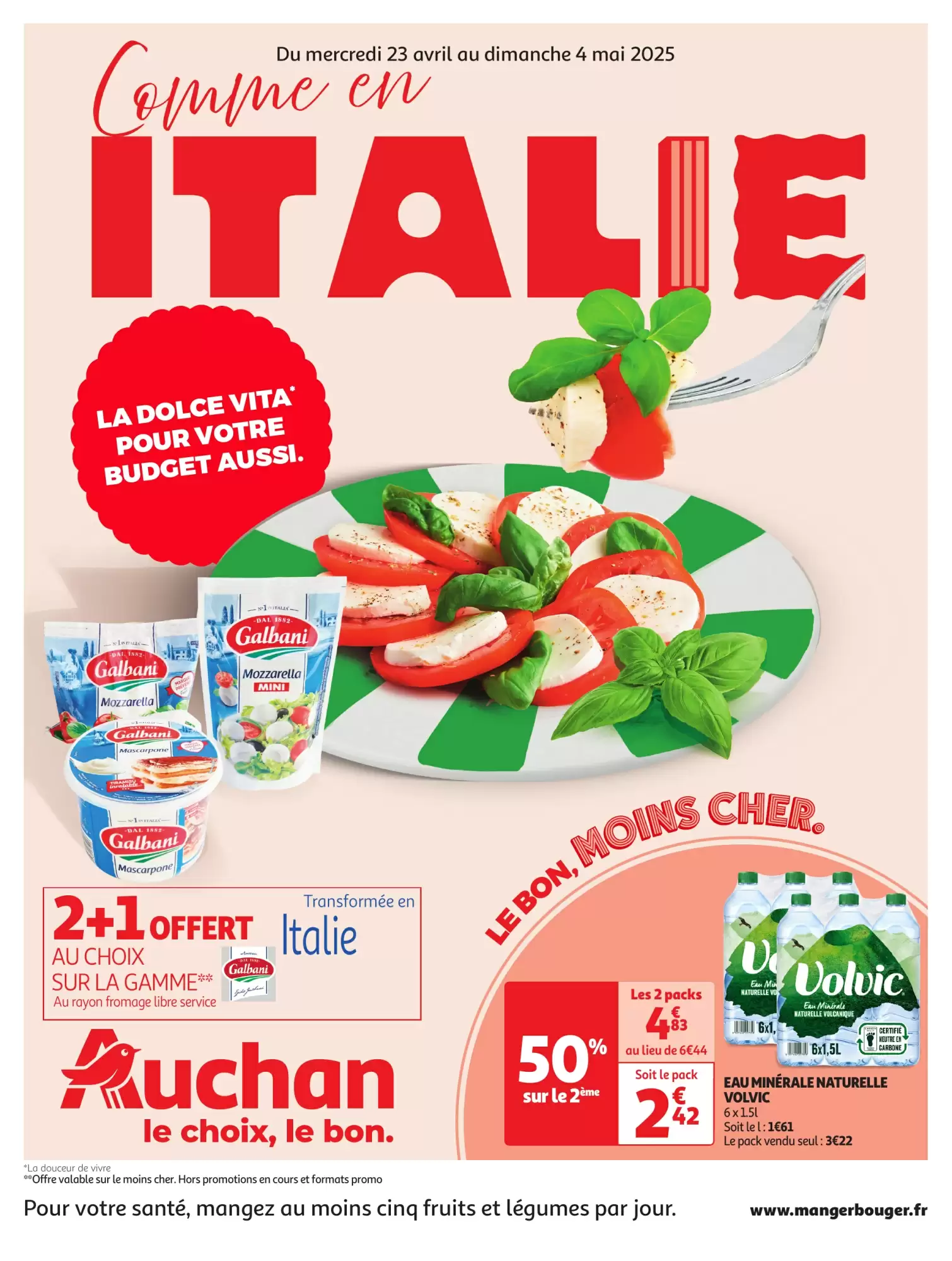 🛒Auchan Catalogue - 🇮🇹 Comme en Italie, la qualité et les bons prix sont au rendez-vous ! 🍝