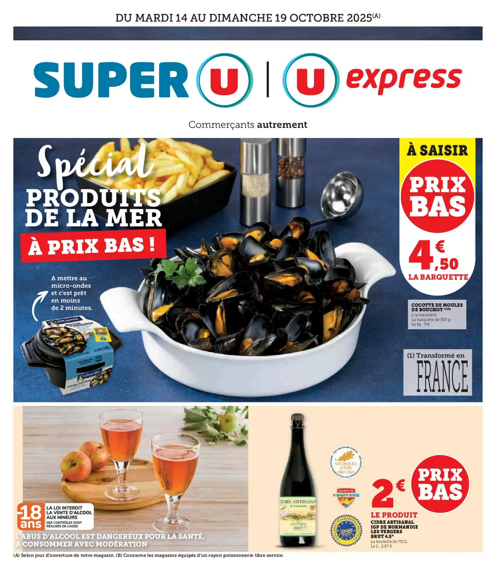 🦐 Super U | Produits de la mer à PRIX BAS — À SAISIR ! 🌊🛒
