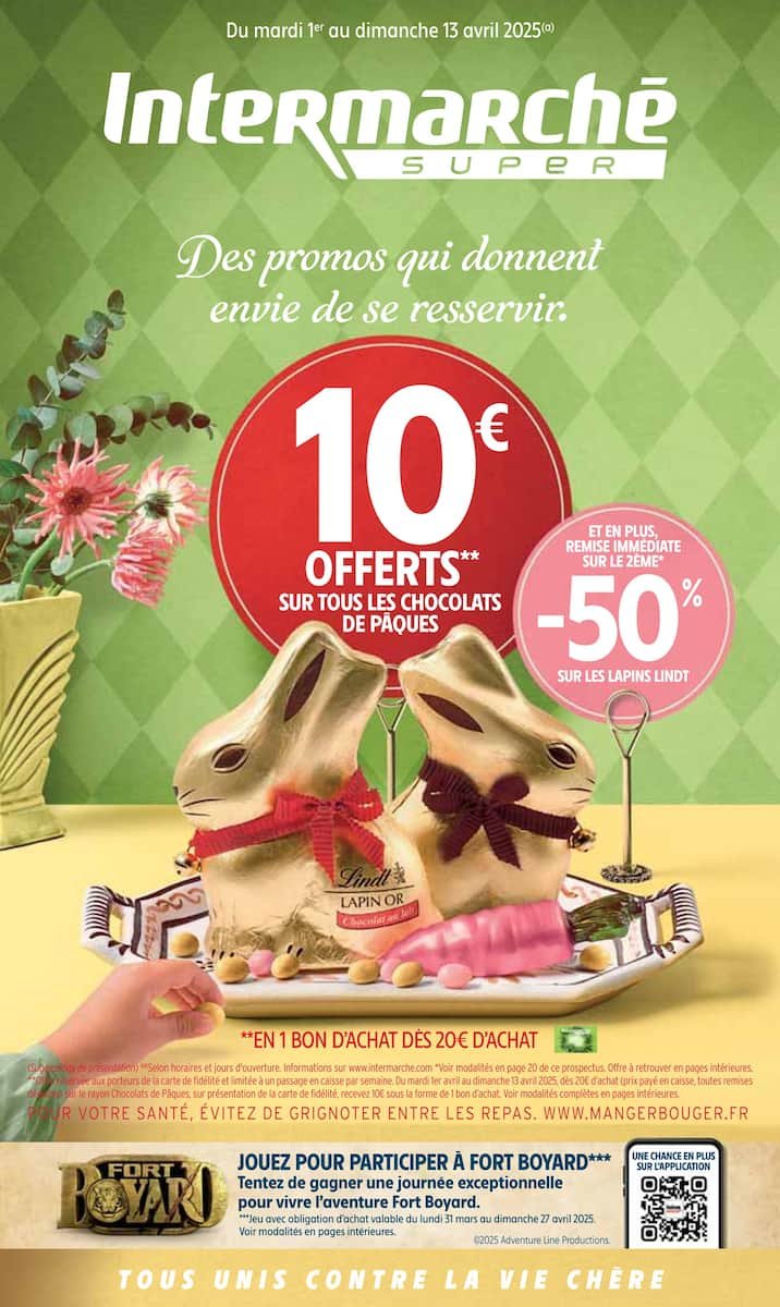 🍫 Intermarché : Promos Spéciales Chocolat de Pâques ! 🐣