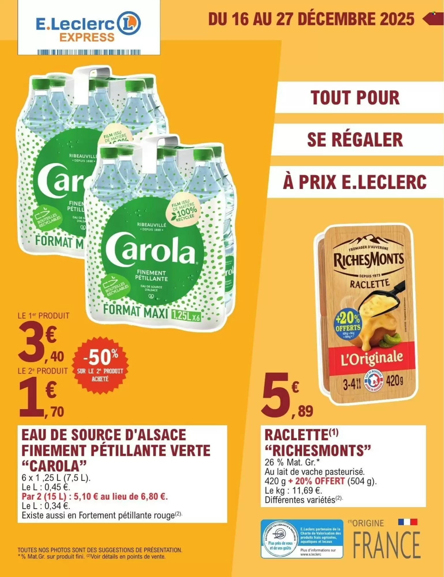 🥗 E.Leclerc Express: Prospectus — Tout pour se régaler à prix E.Leclerc