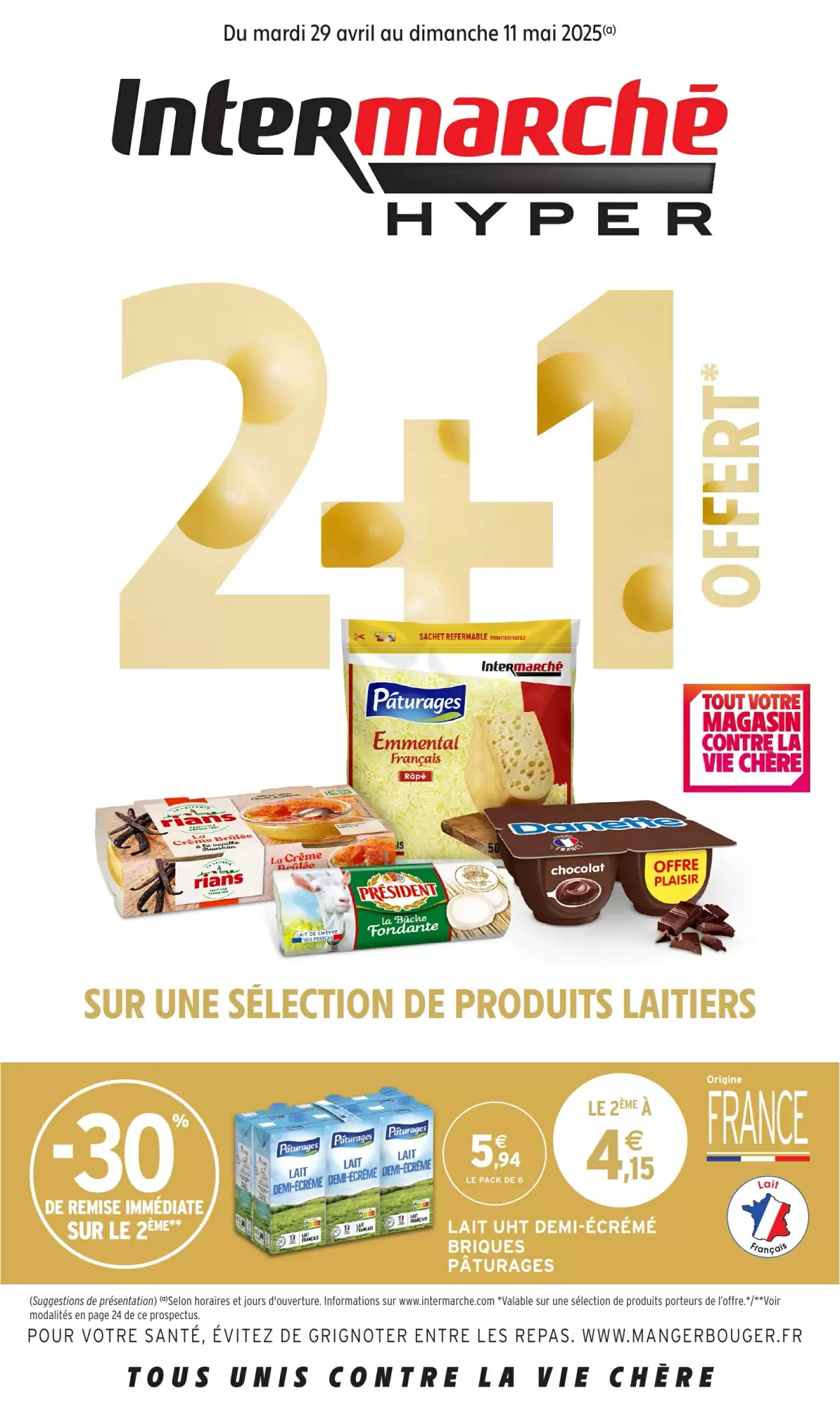 Intermarché Catalogues 2+1 🎉 - Du 29.04 au 11.05!