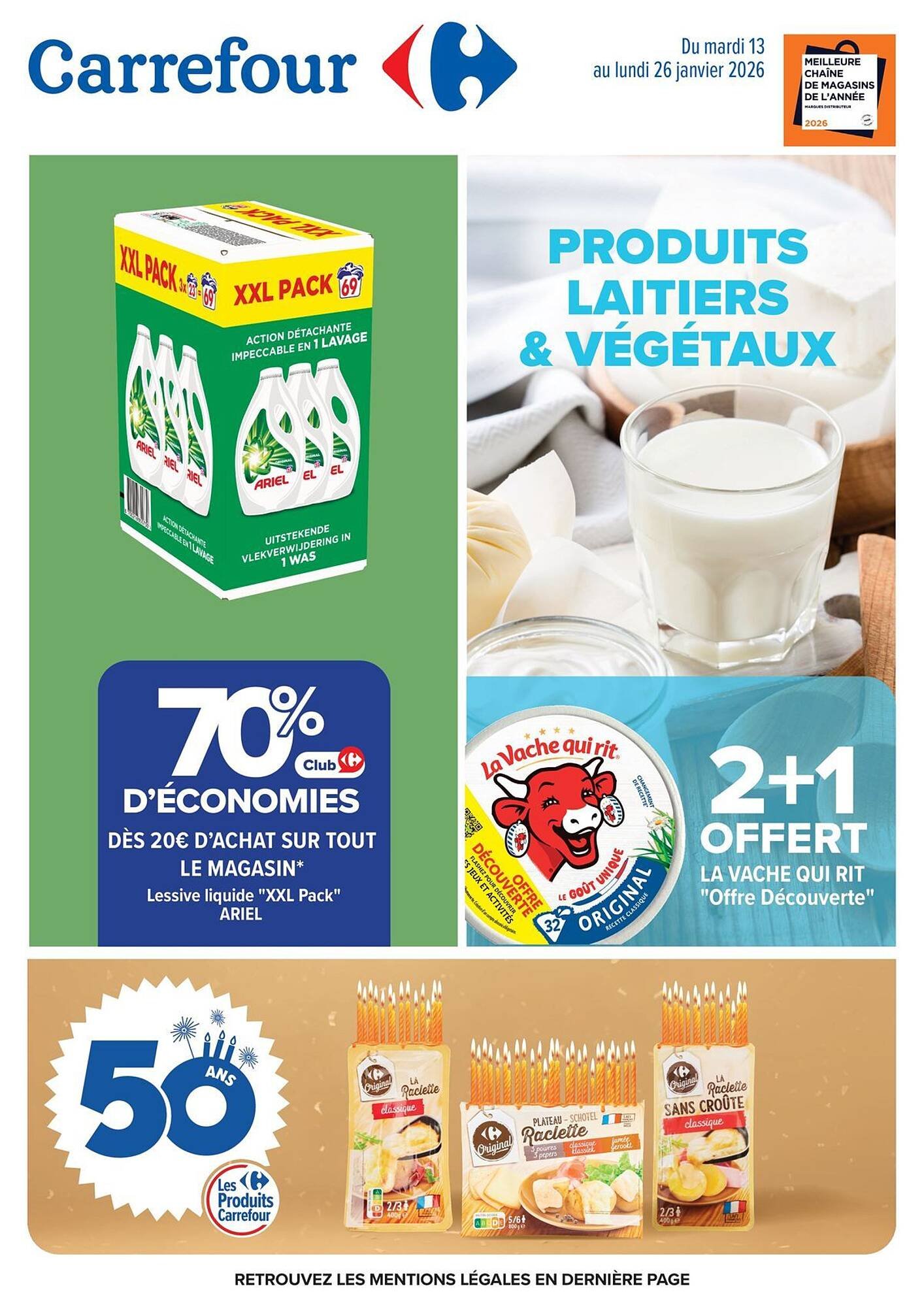 🥛 Carrefour Catalogue – Laitier & Végétal en Promo