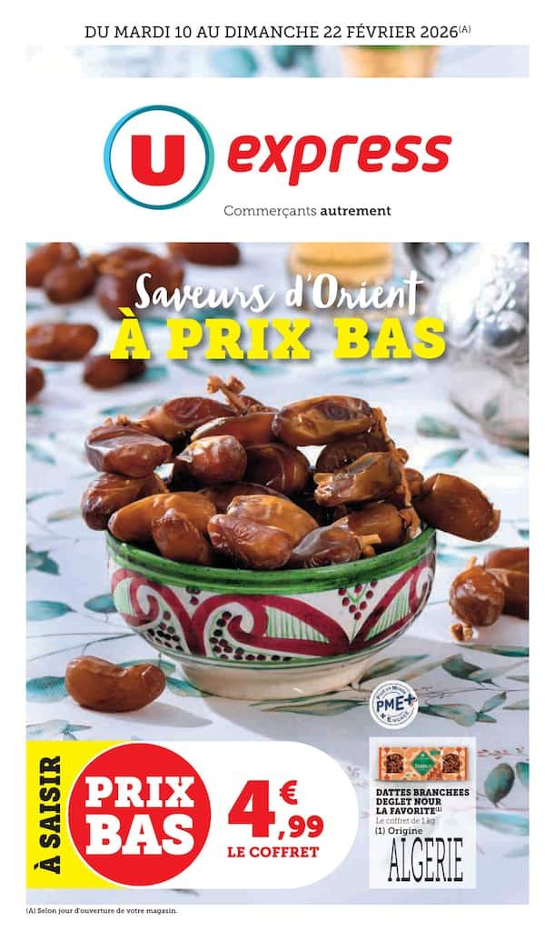 🧺U Express : saveurs d’Orient – dattes en promo
