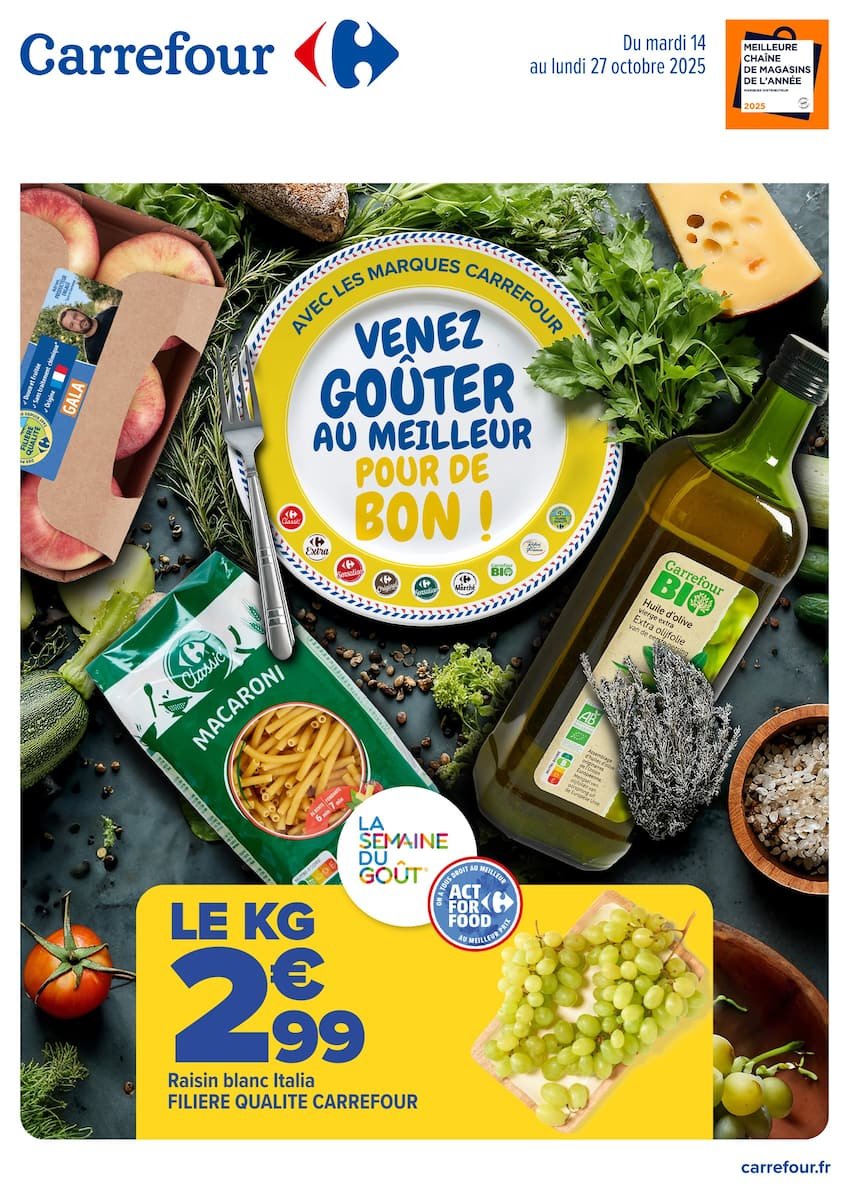 🎉 Carrefour Catalogue | Venez goûter le gala au Meilleur pour de bon ! 🍇🧀