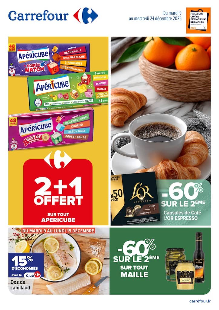 🎁Carrefour Prospectus | Promo 2+1 Offert