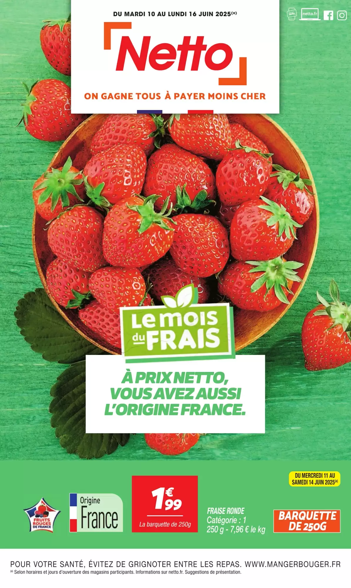 🥦 Le Mois du Frais chez Netto – Qualité & Origine France à Prix Mini ! 🛒