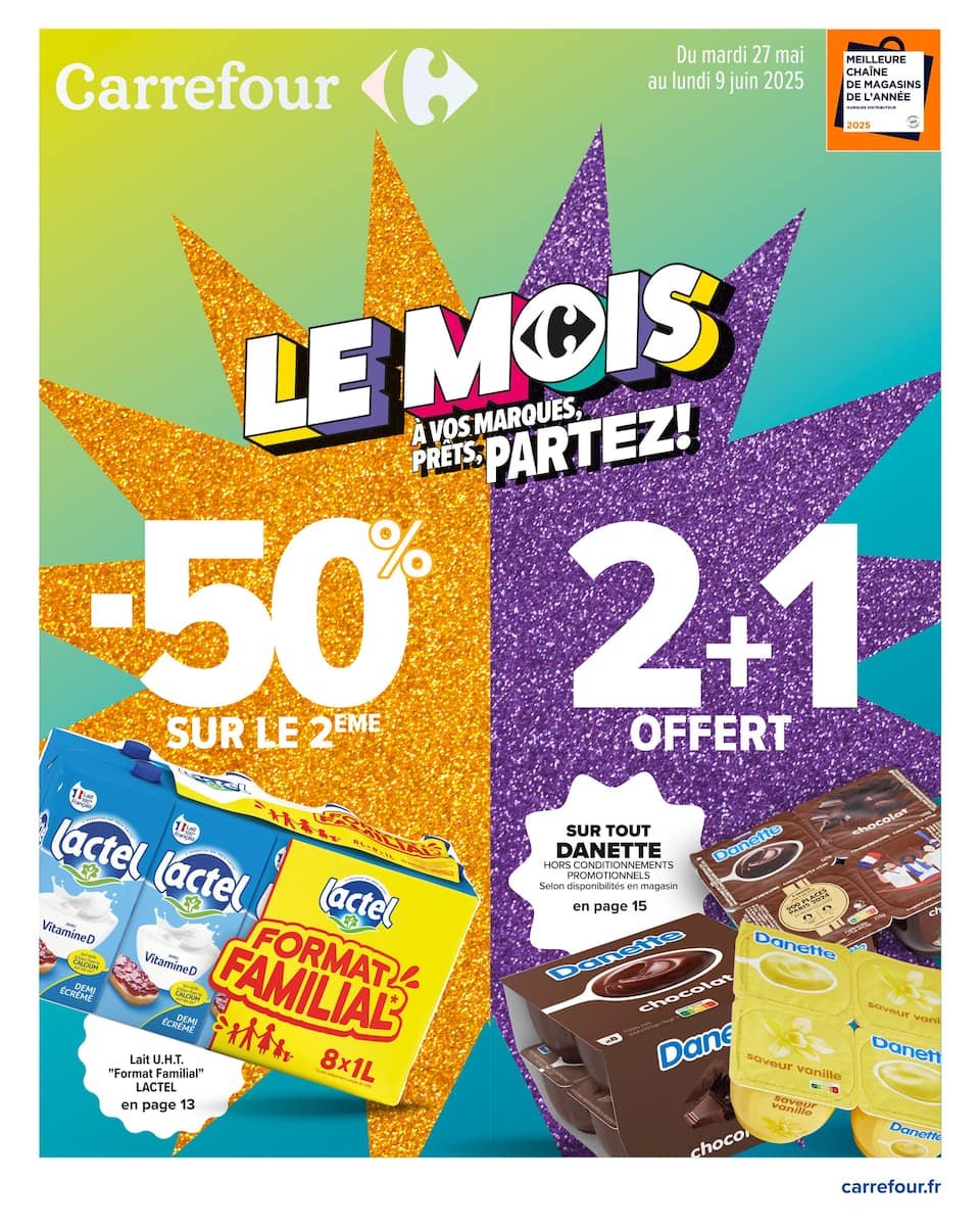 🏷️ Carrefour Catalogue - Le Mois À Vos Marques, Prêts, Prêts, Partez!