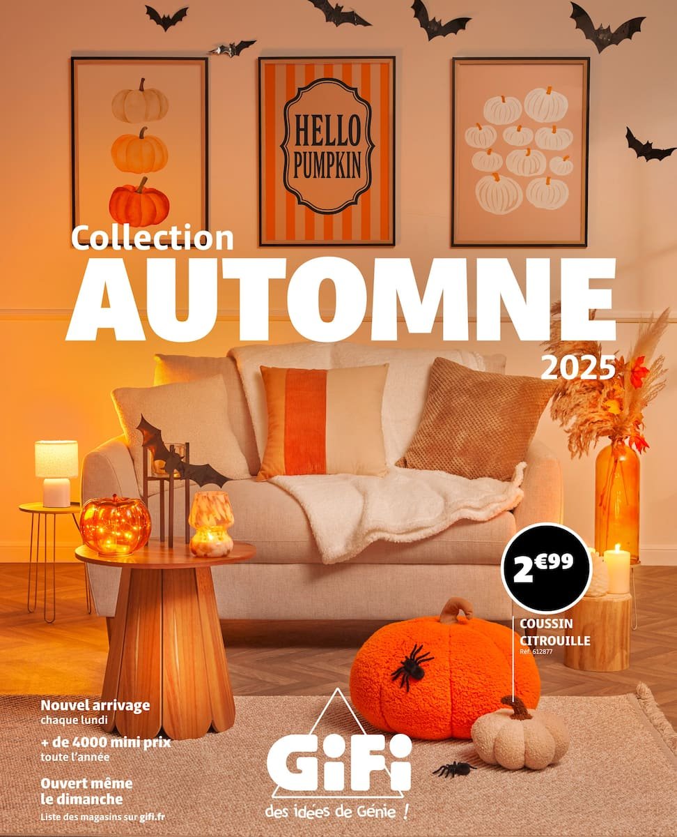 🛋️ Gifi Prospectus | Collection AUTOMNE 2025 🍁✨