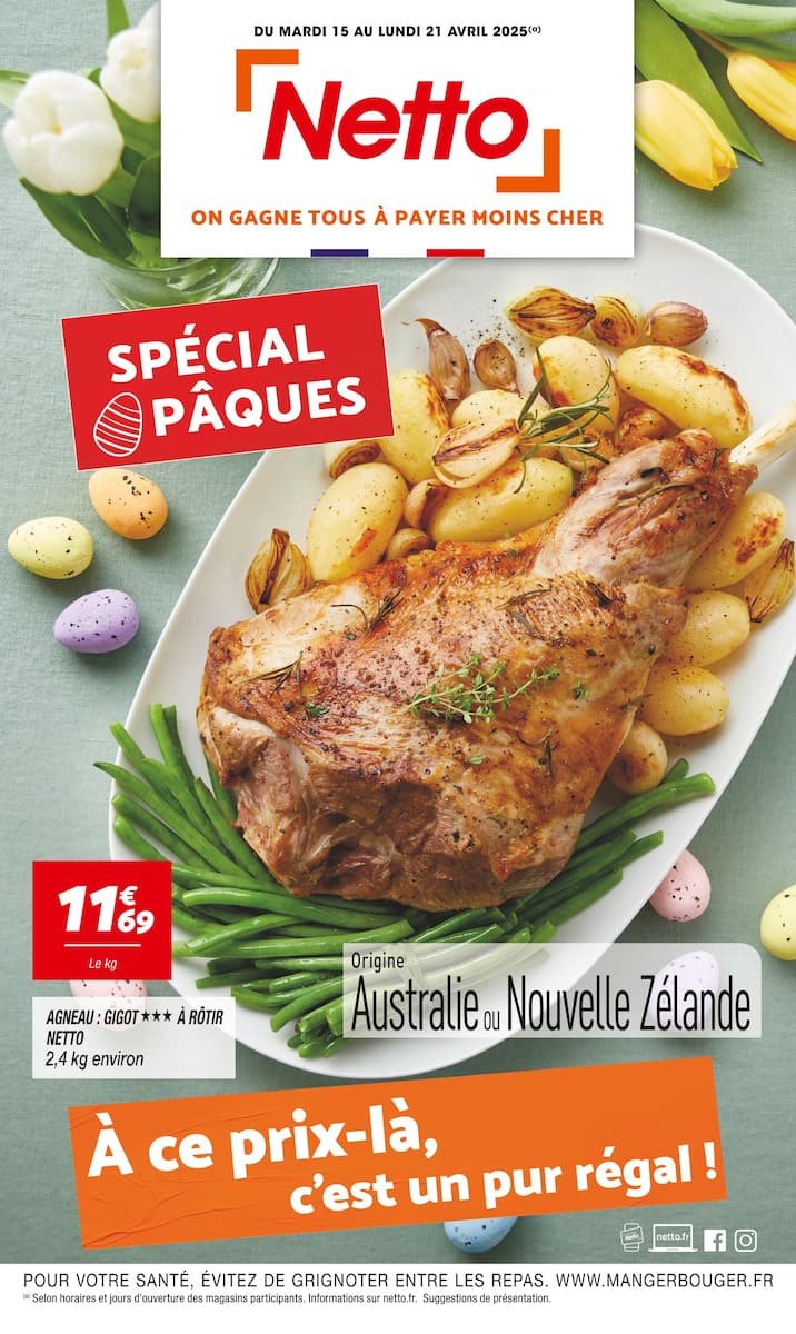 🐰 Netto Spécial Pâques - Offres Festives & Délices Chocolatés 🍫