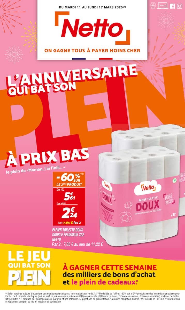 🛒 Netto Catalogues : Le Bonheur des Courses à Petit Prix!💚