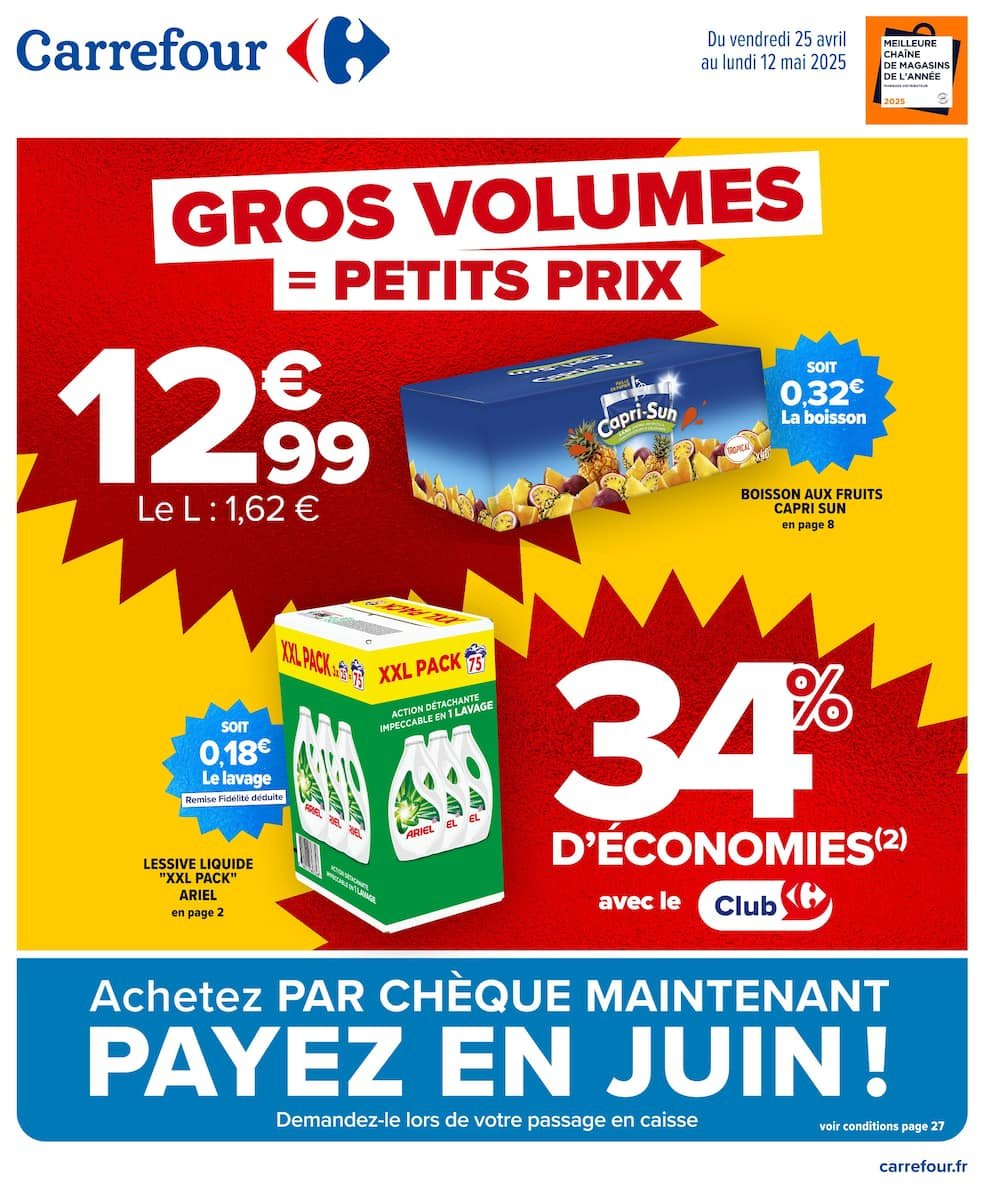 📦Carrefour Catalogue - Gros Volumes = Petits Prix! 💸