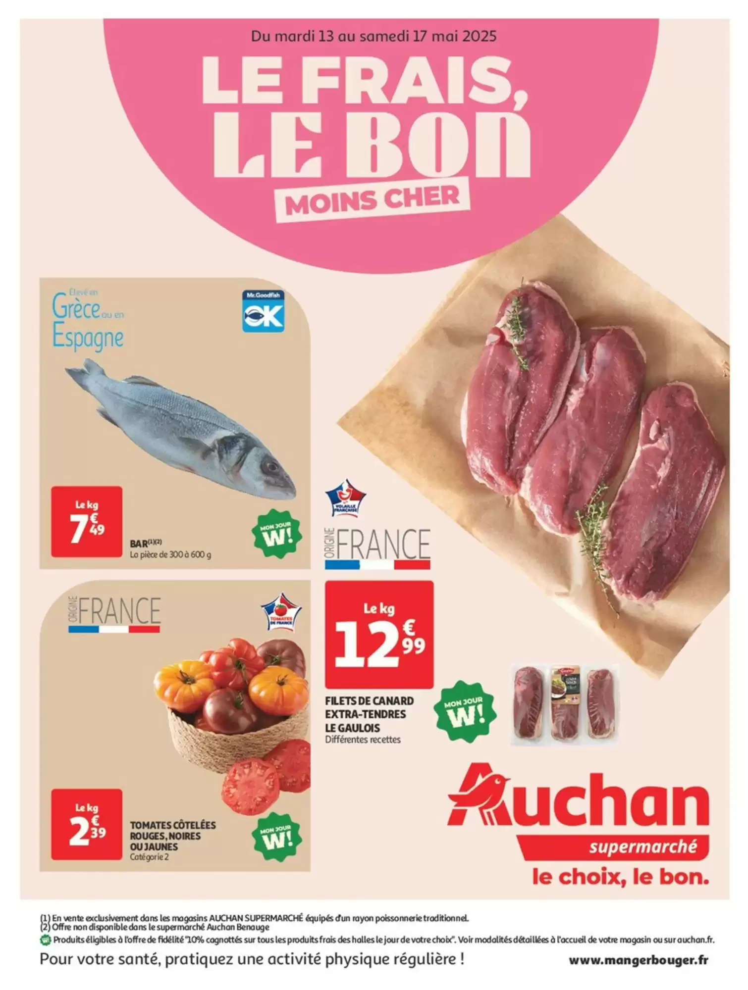 🥑Auchan Catalogues :🥩 Le Frais, Le Bon, Moins Cher : Faites vos courses malin avec Auchan ! 🛒💰