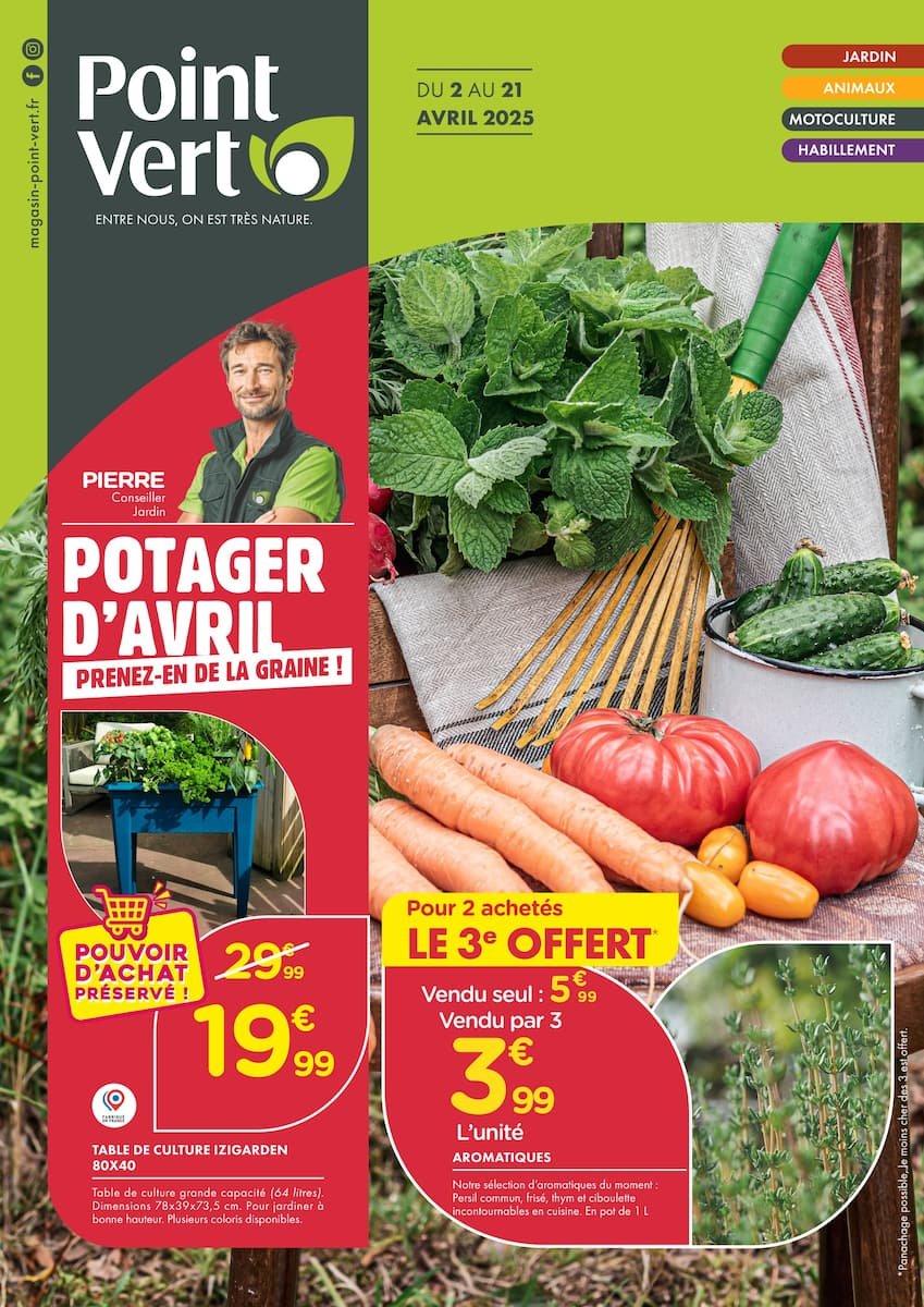 🌱 Point Vert : Potager d'Avril - Prenez-en de la Graine ! 🌿