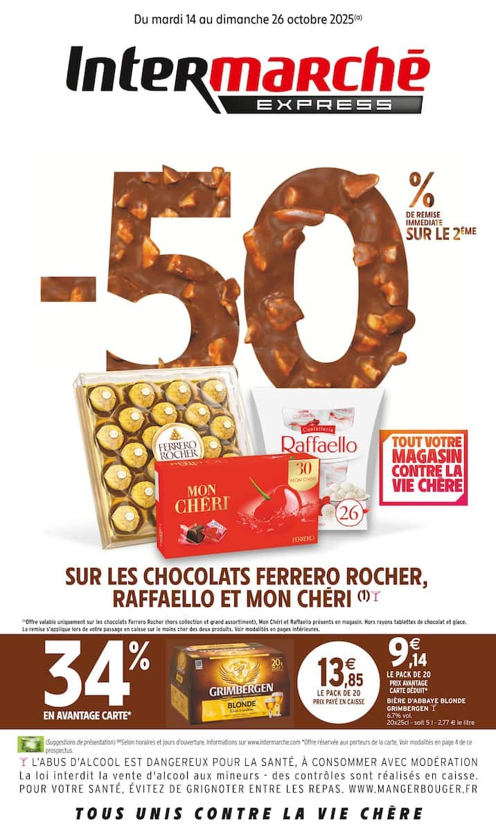 ⚡ Intermarché Express | -50% IMMÉDIATE sur le 2ᵉ produit ! 🎯🧃