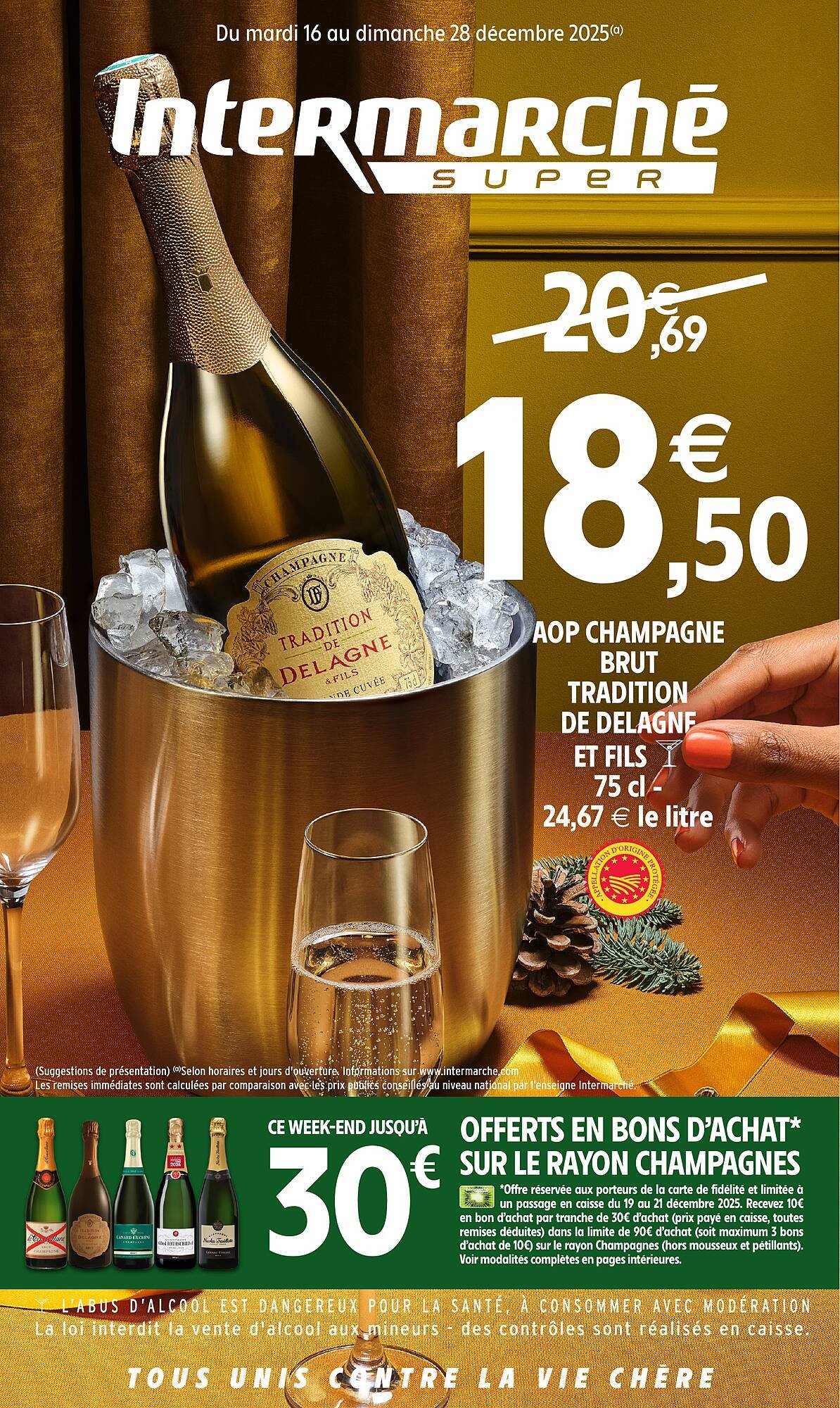 🍾Intermarché : Champagne AOP Brut — Offre spéciale!