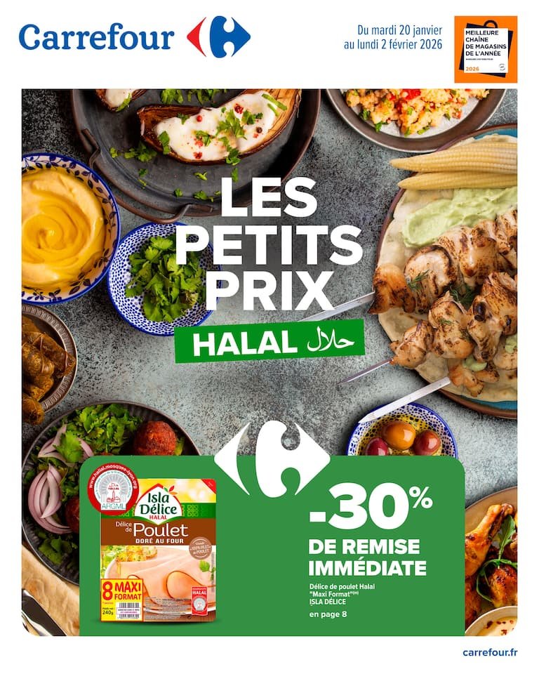 🍗Carrefour Halal : promos Isla Délice – jusqu’à -30%