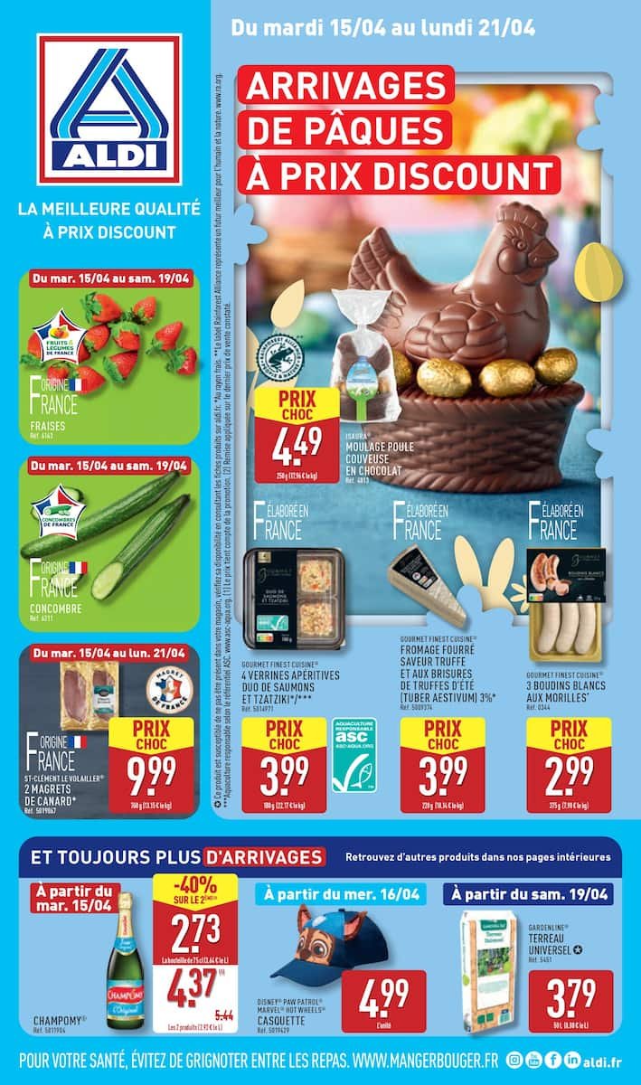 🐣 Aldi Spécial Pâques - Délices & Offres Festives 🍫🎉