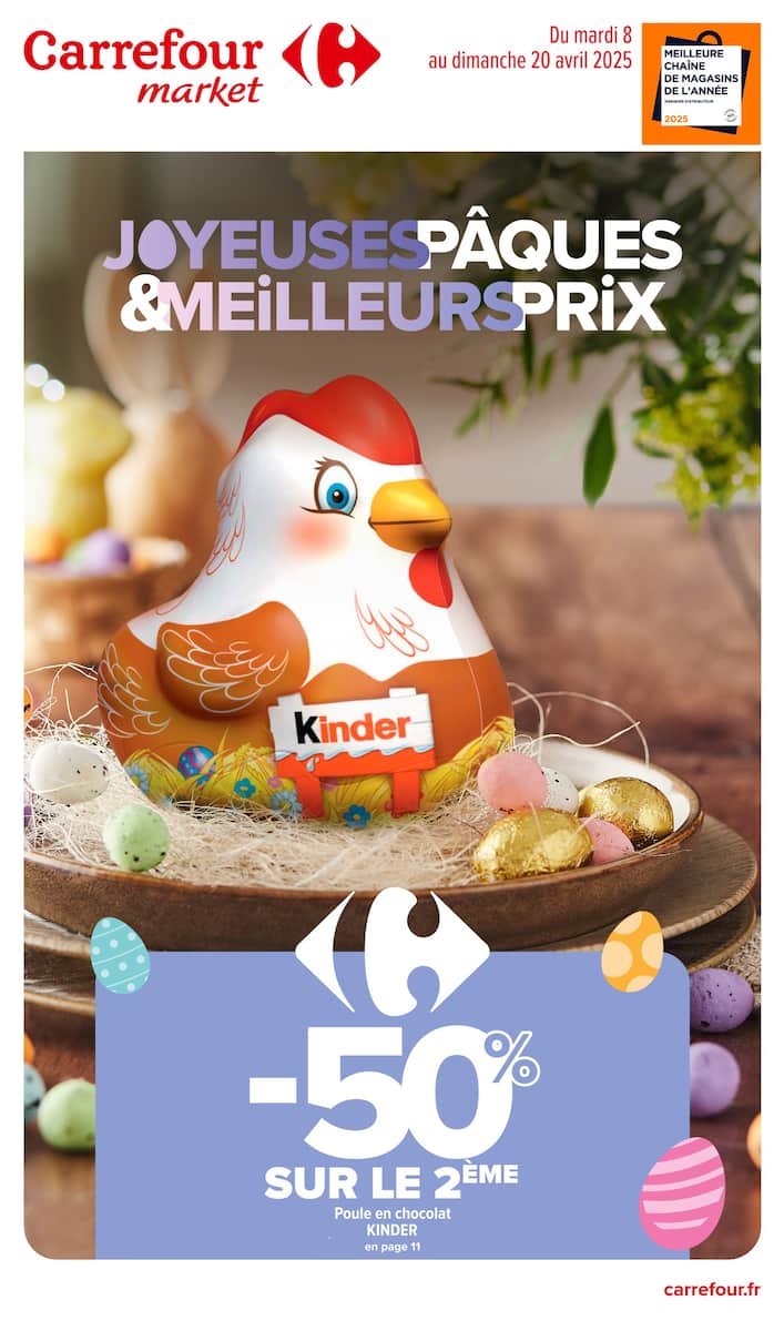 🐰 Carrefour Market : Joyeuses Pâques & Meilleurs Prix ! 🌼