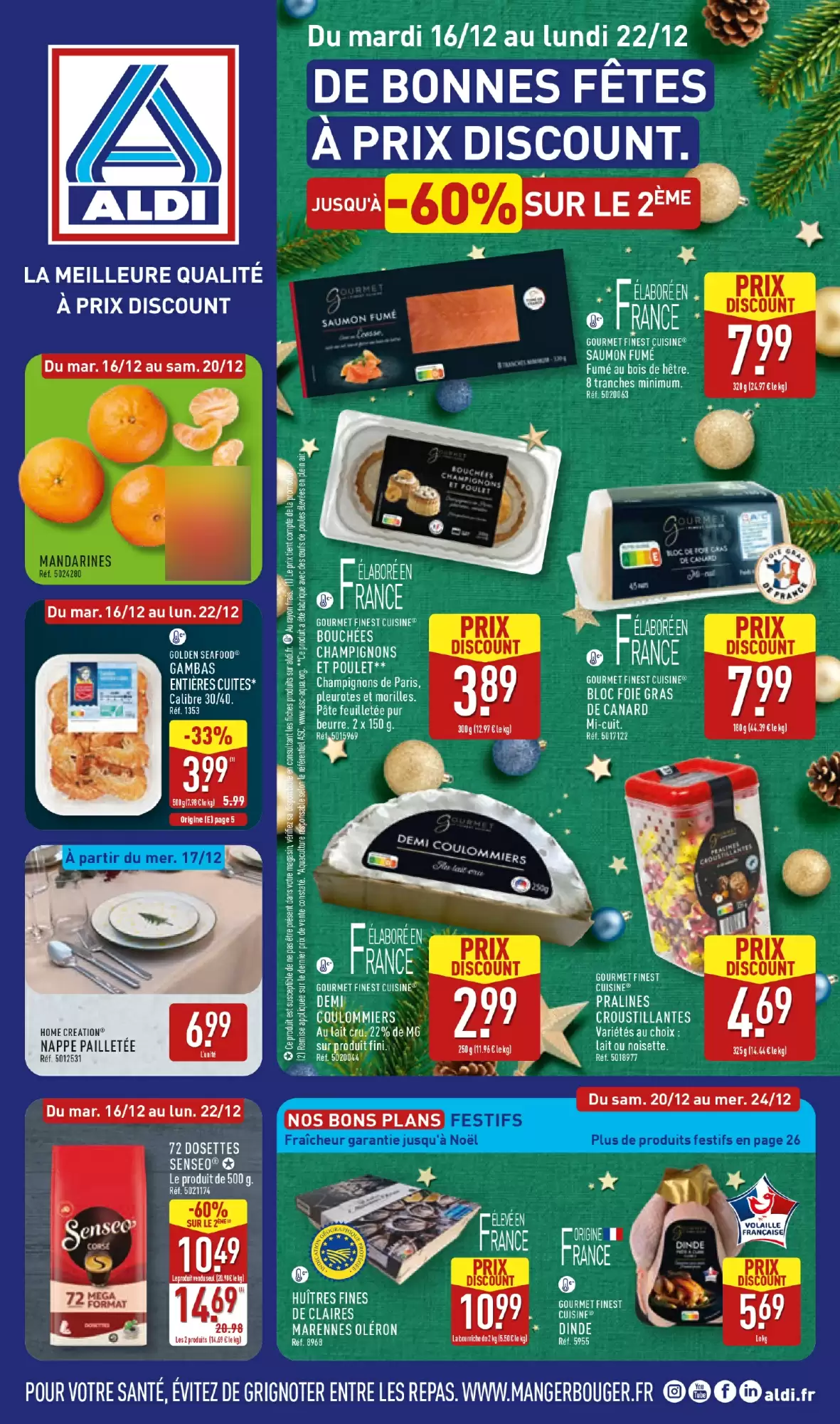 🎄 ALDI : Catalogue Fêtes à prix discount — jusqu’à ‑60%