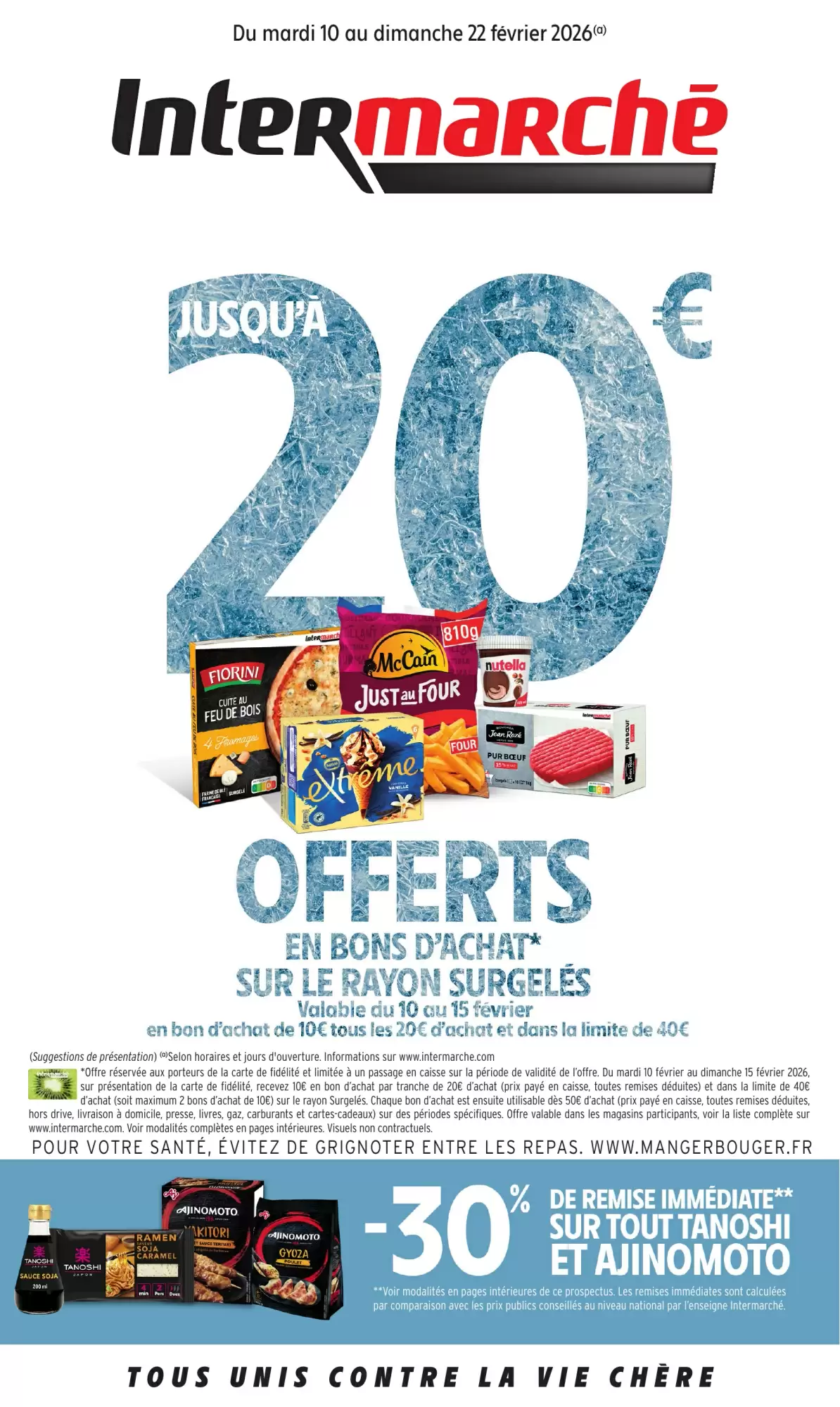 🍱Intermarché : surgelés en bons d’achat + -30% Asie