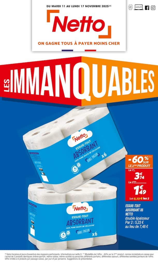 🧼Netto Les Immanquables 🛍️ Offres Malines & Prix Mini 🔥