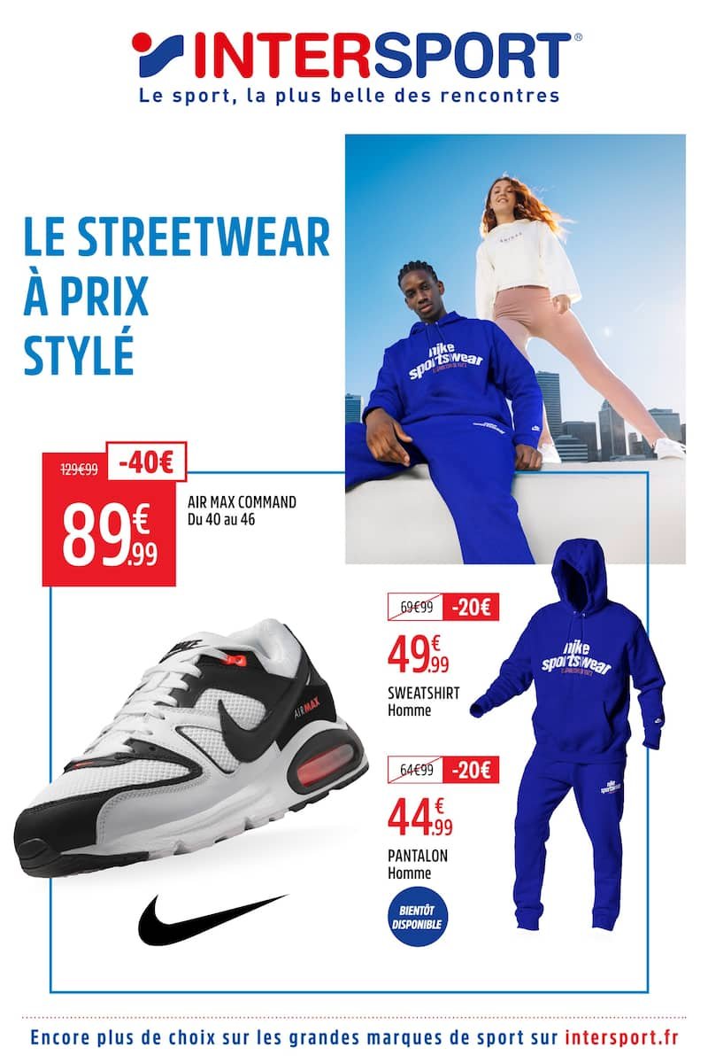 Intersport Streetwear : Affûtez votre Style Urbain. 👟🏙️