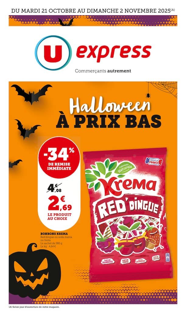 🎃 U Express Catalogue Halloween 2025 – Prix Bas & Offres Spéciales 👻
