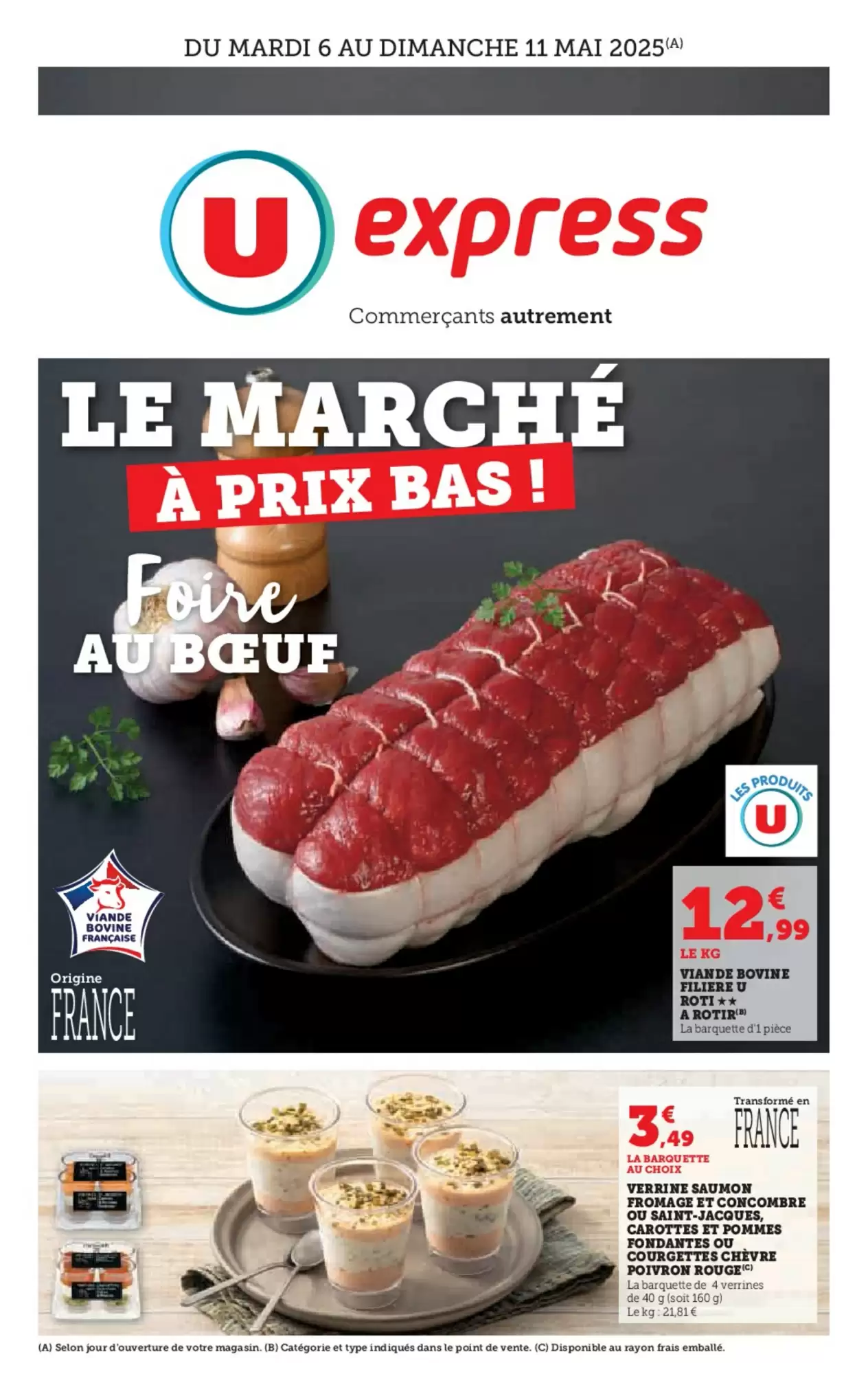🏷️ U-Express Catalogue – Le marché à prix bas | Foire au bœuf 🥩🔥