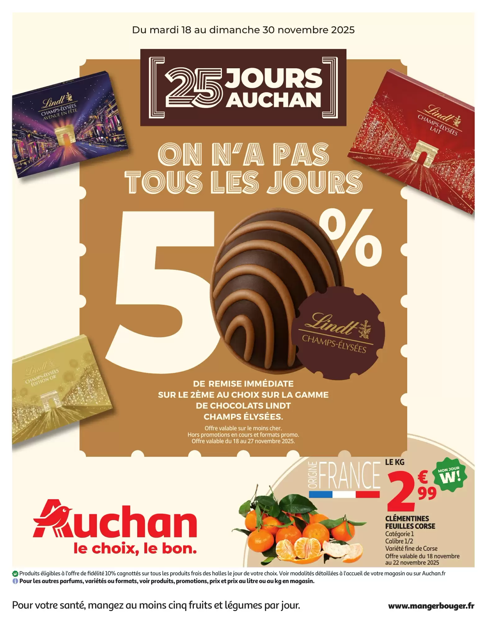 🍫Auchan Prospectus |  -50% sur Chocolats Catalogue Novembre 2025