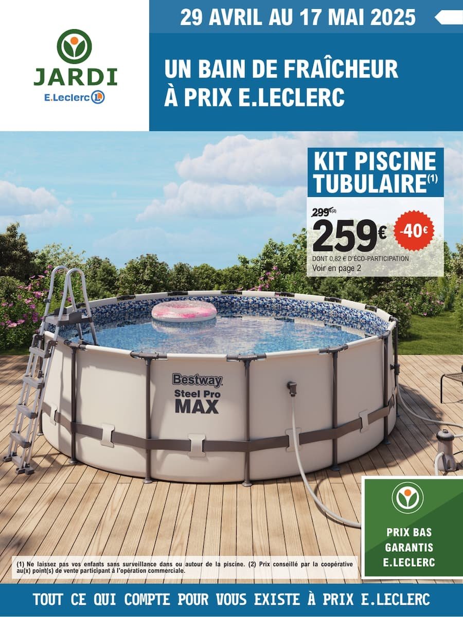 🏷️ E.Leclerc Jardin Catalogue – Un Bain de Fraîcheur à Prix E.Leclerc 🌿✨