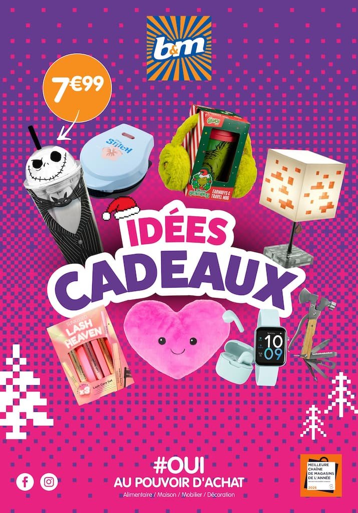 🎁B&M Idées Cadeaux 2025 🎄 Déco, Maison & Bons Plans 🔥